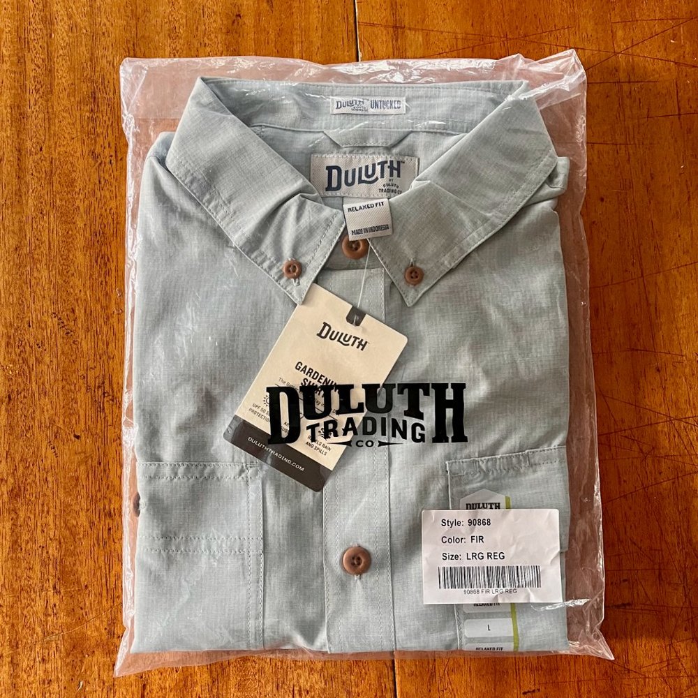 Duluth Trading Co. Relaxed Fit Long Sleeve Shirt: Original package, never opened